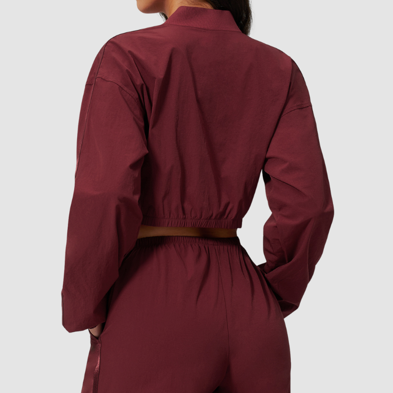 Wholesale Women's UPF50+ Sun-Protection Cropped Zip-Up Jacket – Cool-Touch Stand Collar Athletic Jacket
