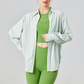 Wholesale UPF50+ Ice-Feel Sun Protection Cardigan – Lightweight Long Sleeve Yoga Cover-Up