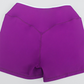 Wholesale High-Waist Contour Yoga Set – Color-Block Sports Bra & Booty Shorts