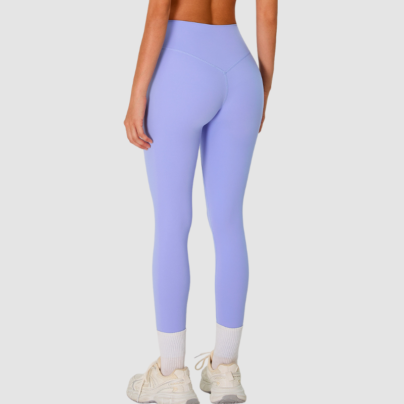 Wholesale solid color slim-fit stretchy leggings