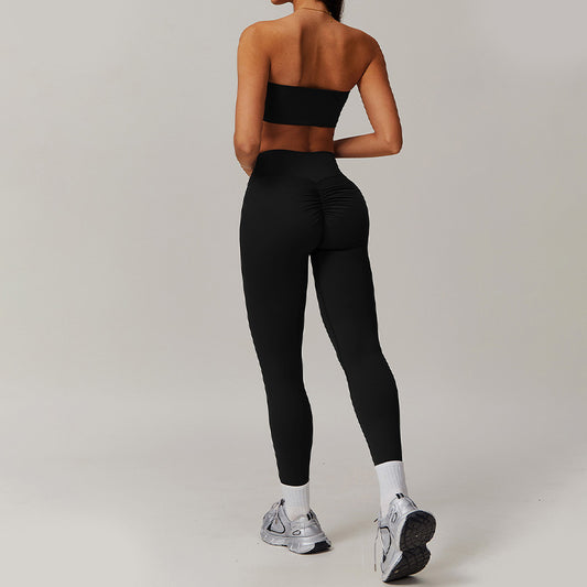 Wholesale Nude tube top with sports | Wonderxfans bulk activewear