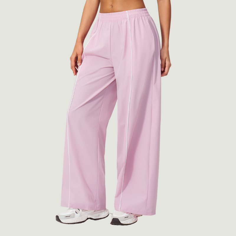 Wholesale Women's UPF50+ Sun Protection Colorblock Wide-Leg Pants – Lightweight Breathable Outdoor Running Sportswear