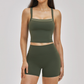 Wholesale Solid Color Tank Top + Quick-Drying Shorts Tennis Set