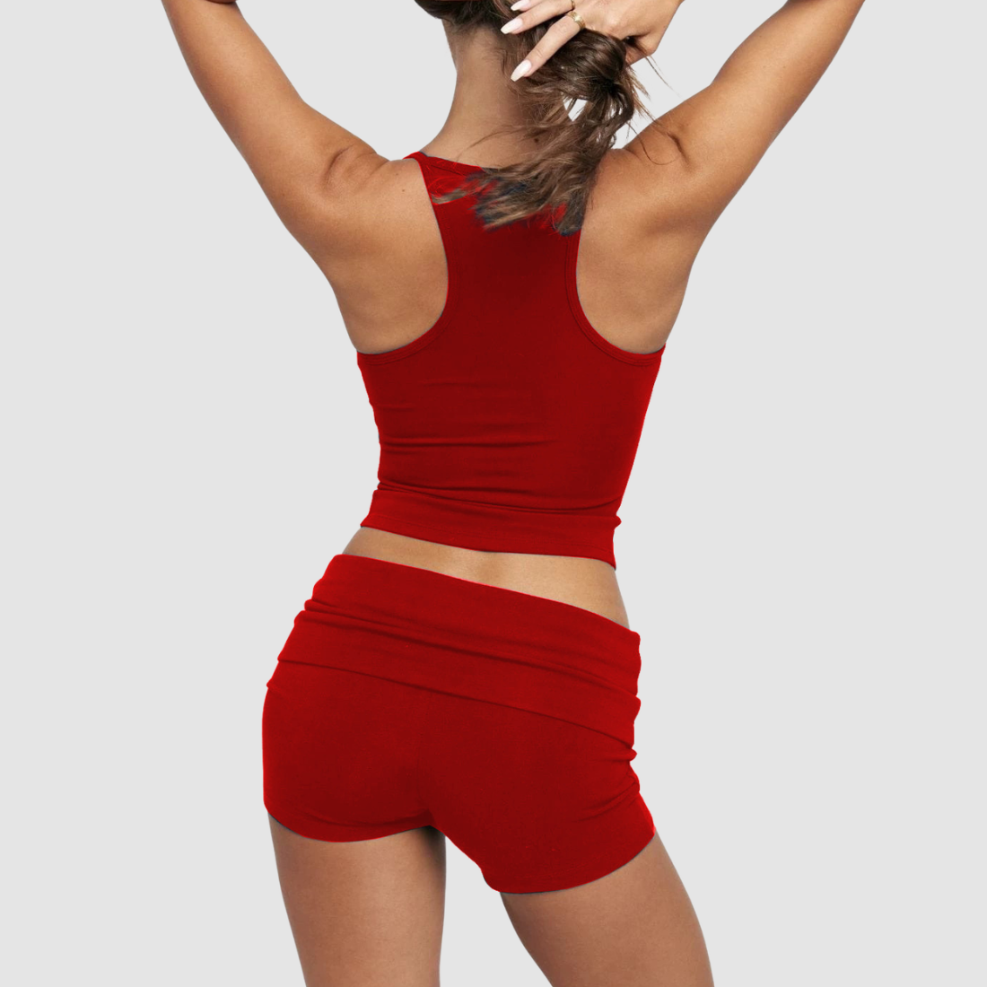 Wholesale Women’s Padded U-Neck Yoga Tank + Shorts Set