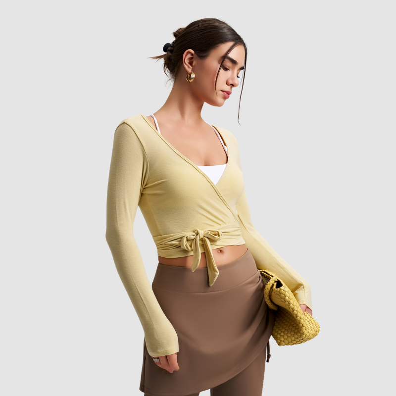 Wholesale Long Sleeve Yoga Top | Wonderxfans bulk activewear