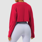 Wholesale Cropped Long Sleeve Yoga Top
