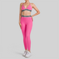 Wholesale Women's Cross-Back Sports Bra & High-Waist Leggings Set – Tummy Control Yoga Set