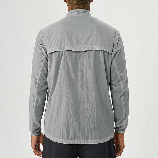 Wholesale Men's Lightweight Breathable Outdoor Sun Protection Jacket – Quick-Dry UPF50+ Sportswear