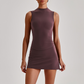 Wholesale Naked-Feel Yoga Set – Sleeveless Crop Top & High-Waist Shorts 2-Piece Activewear