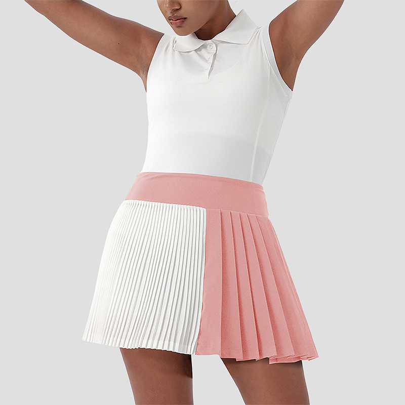 Wholesale Women's Casual Breathable Tennis Skirt Set – Stylish and breathable tennis skirt set