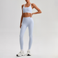 Wholesale Naked-Feel Sports Bra & High-Waist Biker Shorts Set – Quick-Dry Yoga 2-Piece set