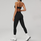 Wholesale Naked-Feel Seamless Sports Bra & High-Waist Biker Shorts Set – Quick-Dry Yoga 2-Piece