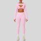 Naked Feel Sports Bra+long sleeve jacket+Legging 3-Piece Set