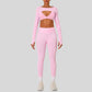 Naked Feel Sports Bra+long sleeve jacket+Legging 3-Piece Set