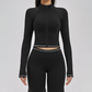 Zippered tight quick drying sports jacket