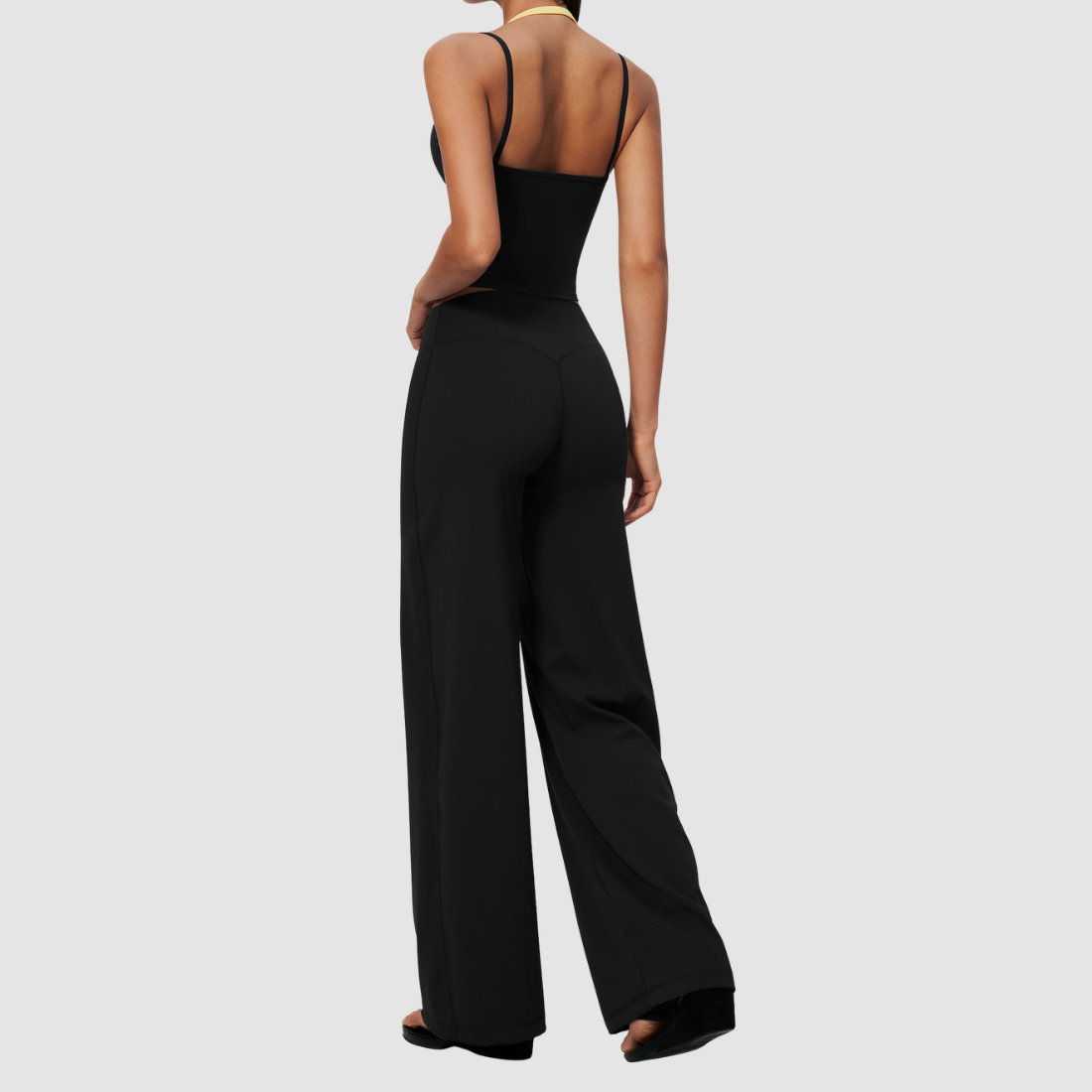 Wholesale Women’s Halter Tank & Wide-Leg Yoga Pants Set