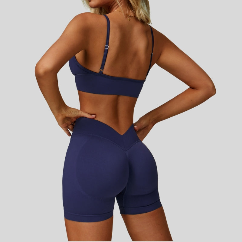 Quick-drying yoga back sports bra