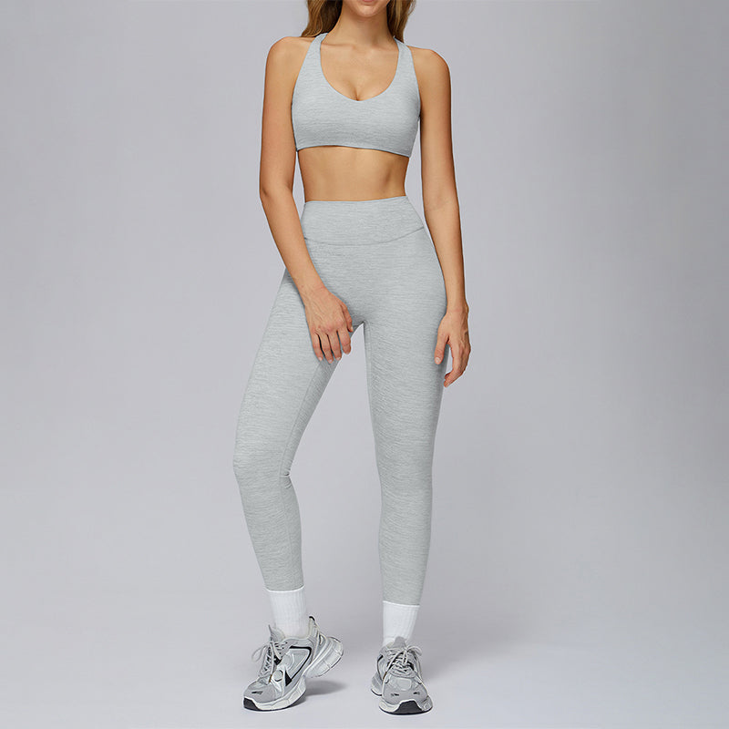 SPORTS BRA + HIGH WAIST LEGGINGS 2-PIECE SET