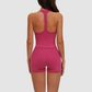 Wholesale solid color tight-fitting activewear sets