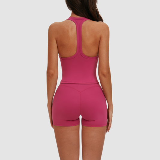 Wholesale solid color tight-fitting activewear sets | Wonderxfans bulk activewear