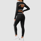 Wholesale Women's 3-Piece Yoga Set – Sleeveless Vest, Sports Bra and Leggings