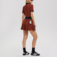 Wholesale Women's Lapel Golf Polo Shirt Outdoor Casual Running Sports Fitness Set