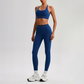 Wholesale Naked-Feel Sports Bra & High-Waist Biker Shorts Set – Quick-Dry Yoga 2-Piece set
