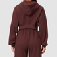 Wholesale Women's Zip Up Hoodie – Cropped Fleece-Lined Sport Jacket
