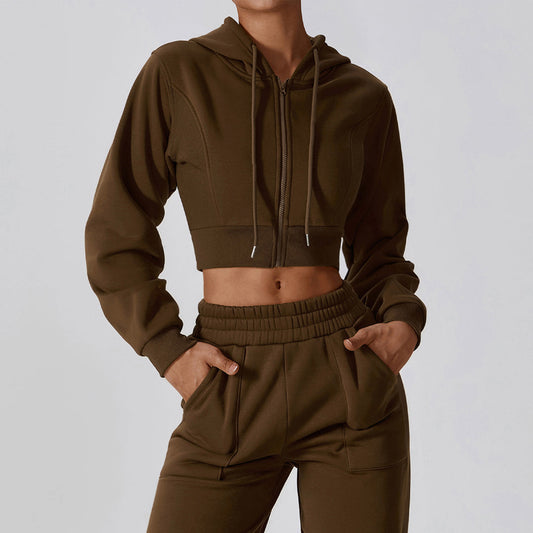 Wholesale Casual loose long sleeve zipper | Wonderxfans bulk activewear