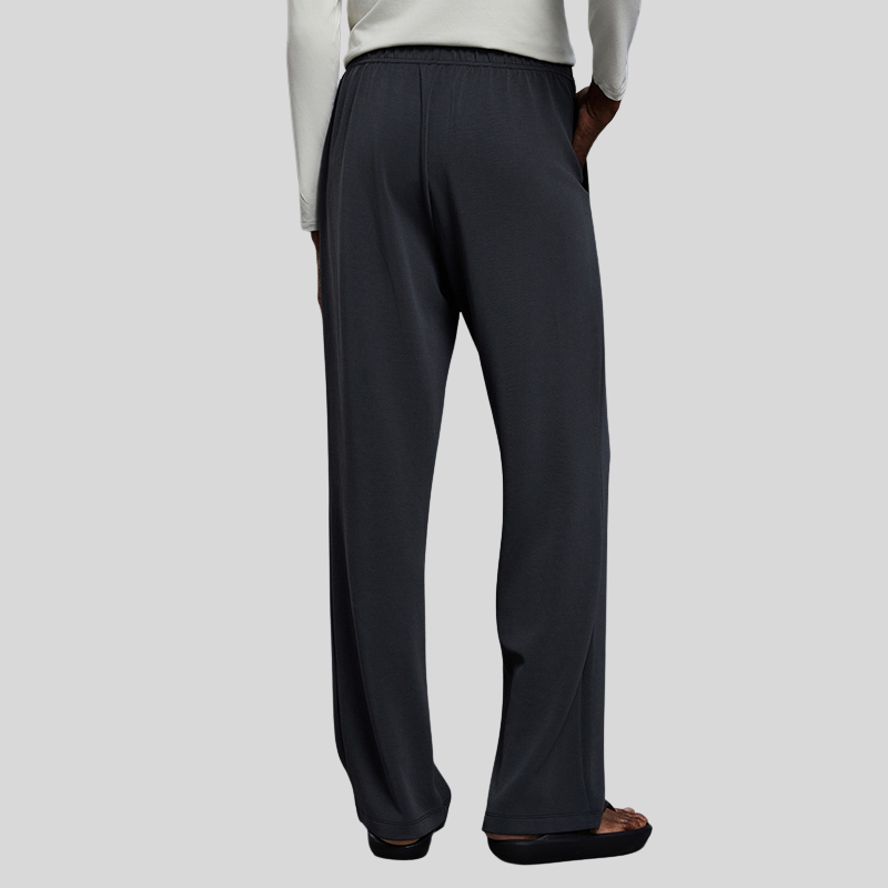 Women's high-waisted straight-leg pants