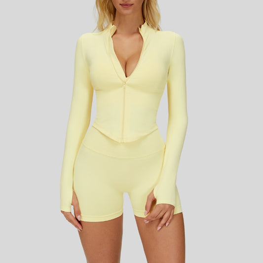 Wholesale Long Sleeve Full Zipper Jacket | Wonderxfans bulk activewear