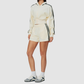 Wholesale Women's Zip Up Hoodie and Short Sweatpants Set