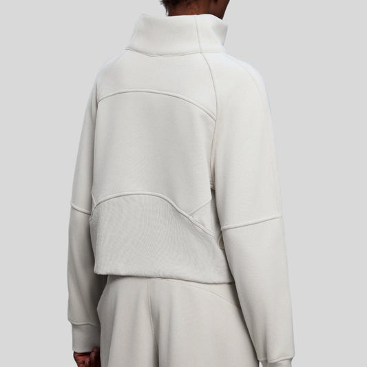 Wholesale Half-Zip Stand Collar Fleece Sweatshirt | Wonderxfans bulk activewear