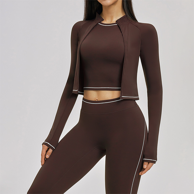 Wholesale zipper windproof slim fit jacket