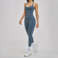 Wholesale Cross Back Tank Top+High Waist Legging 2-piece Set
