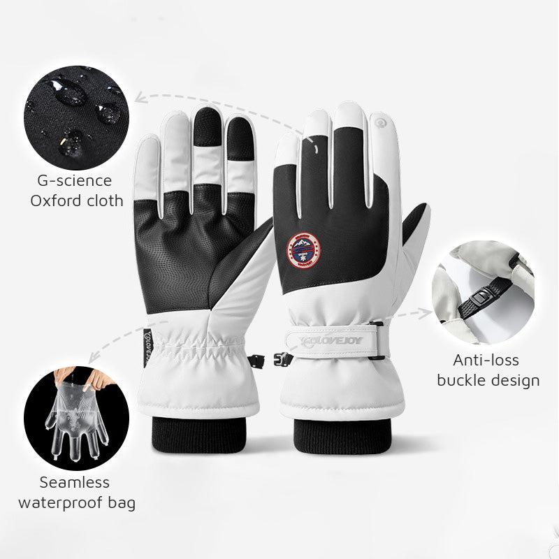 Winter skiing and cycling gloves