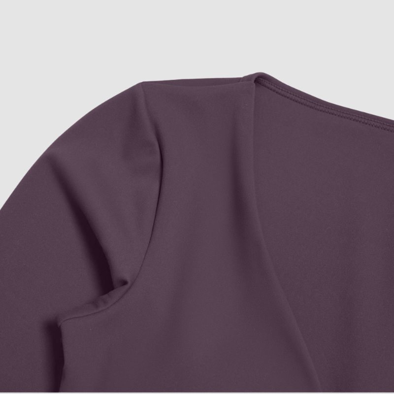 Wholesale Long Sleeve V-Neck Fashion Short | Wonderxfans bulk activewear