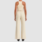 Wholesale Women’s Backless Cami & Straight-Leg Pants Yoga Set