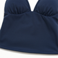 Wholesale Women's Halter Neck Yoga Set – Deep V-Neck Bra & High-Waist Shorts