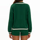 Loose V-Neck Sweatshirt