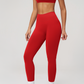 Wholesale Seamless Cross-Back Sports Bra & High-Waist Leggings Set – Naked-Feel Yoga 2-Piece