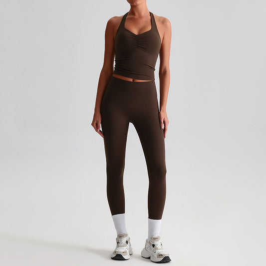 Wholesale Halter Yoga Tank Top & | Wonderxfans bulk activewear
