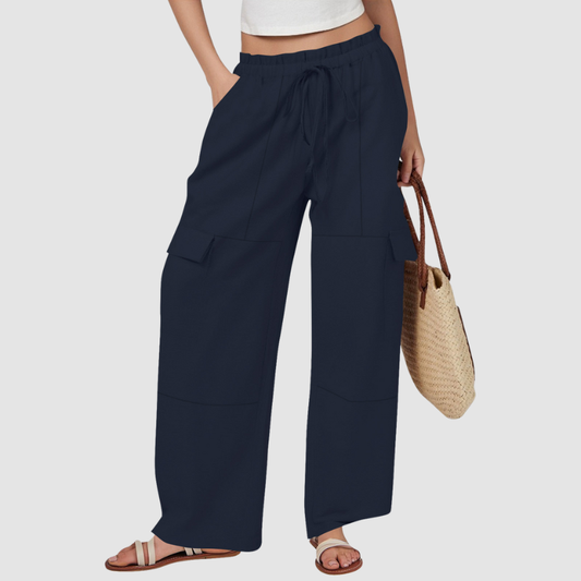 Wholesale Loose Drawstring Cargo Wide-Leg Pants | Wonderxfans bulk activewear