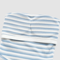 Wholesale Women's Stripe Fitness Outfit Yoga Bra, High-Waist Shorts & Jacket 3-Piece Set