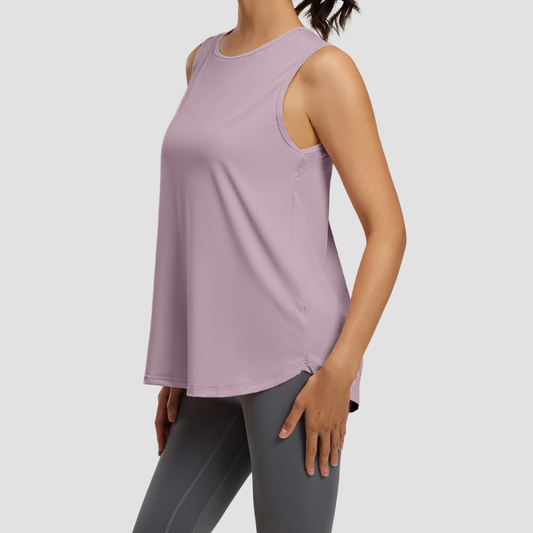 Wholesale Women's Loose Mesh Back Quick-Dry Yoga Tank Top