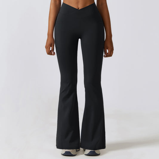 Wholesale Beauty Back Pocket Yoga flared | Wonderxfans bulk activewear