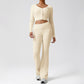 Wholesale Snug-Fit Cropped Long Sleeve + | Wonderxfans bulk activewear