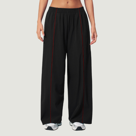 Wholesale Women's UPF50+ Sun Protection Colorblock Wide-Leg Pants – Lightweight Breathable Outdoor Running Sportswear