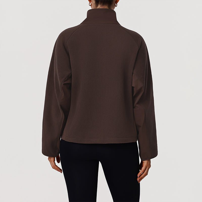 Wholesale fleece athetic jackets