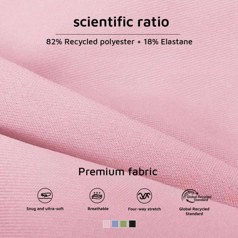 Removable padded sports bra + footed sports leggings 2-piece set